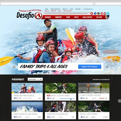 Desafio website after the redesign